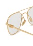 Detail View - Click To Enlarge - MIU MIU - Miu Regard Metal Square Optical Glasses