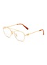 Main View - Click To Enlarge - MIU MIU - Miu Regard Metal Square Optical Glasses