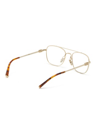 Figure View - Click To Enlarge - MIU MIU - Miu Regard Metal Square Optical Glasses