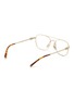 Figure View - Click To Enlarge - MIU MIU - Miu Regard Metal Square Optical Glasses