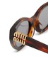 Detail View - Click To Enlarge - MIU MIU - Signature Metal Butterfly Acetate Cat Eye Sunglasses