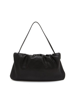 Main View - Click To Enlarge - THE ROW - Extra Large Bourse Leather Shoulder Bag