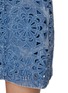  - ALICE & OLIVIA - Maryann Floral Cutout Denim Mini Dress
