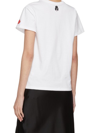 Back View - Click To Enlarge - ALICE & OLIVIA - Alvera Cotton T-Shirt