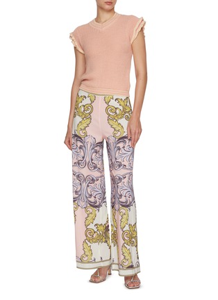 Figure View - Click To Enlarge - ALICE & OLIVIA - Athena Wide Leg Pants
