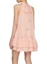 Back View - Click To Enlarge - ALICE & OLIVIA - Erna Sleeveless Halterneck Mini Dress