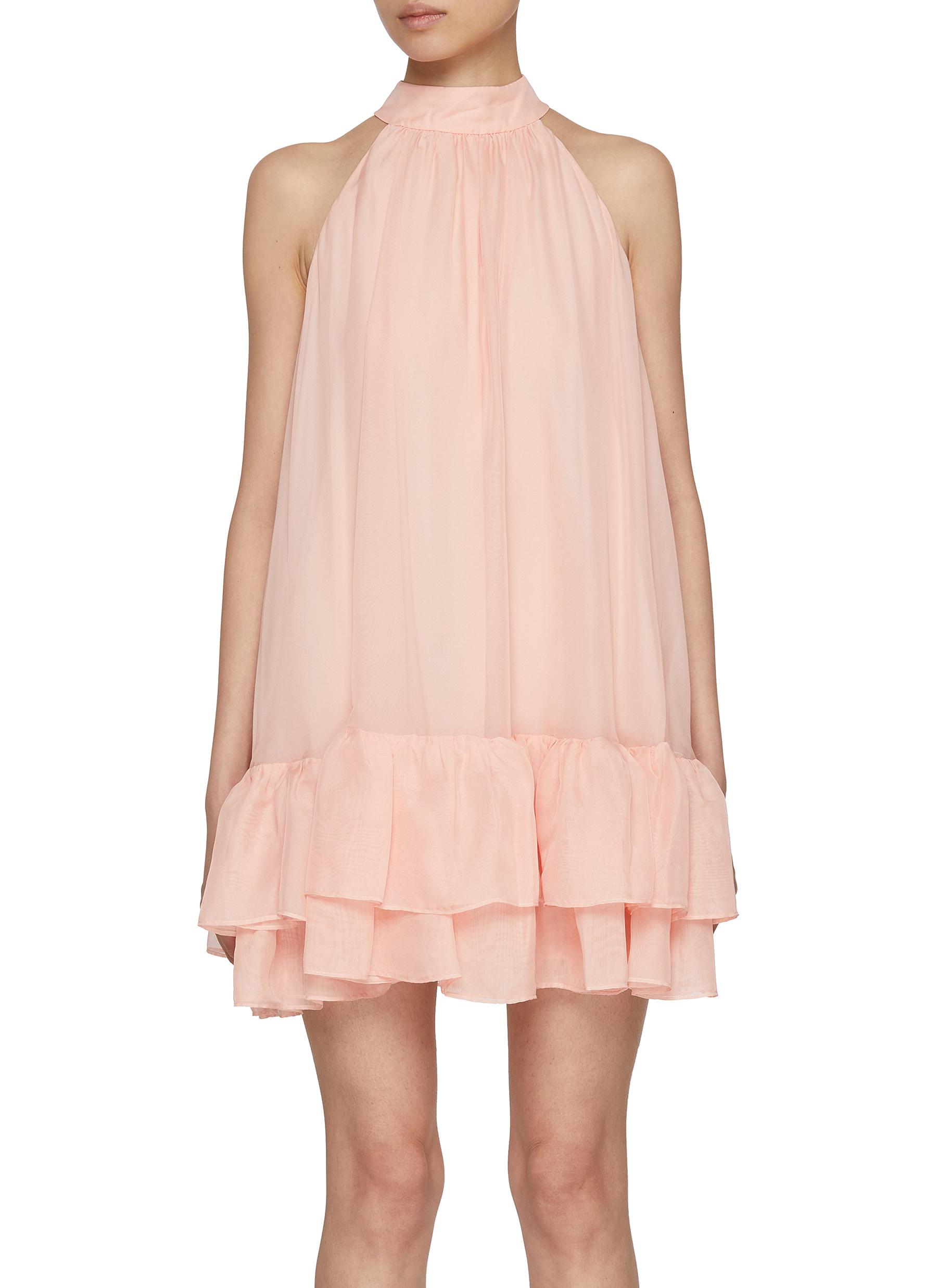 限定セール!ALICE + OLIVIA ERNA ミニドレス Erna Mini Dress In Wild Pink | Alice + Olivia