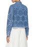 Back View - Click To Enlarge - ALICE & OLIVIA - Finely Floral Cutout Denim Shirt