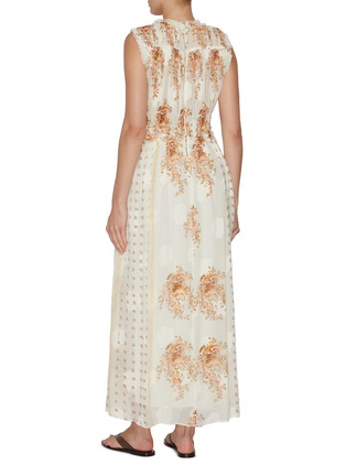Back View - Click To Enlarge - ULLA JOHNSON - Kasia Sleeveless Midi Dress