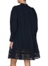 Back View - Click To Enlarge - ULLA JOHNSON - Colette Cotton Lace Mini Dress