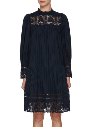 Main View - Click To Enlarge - ULLA JOHNSON - Colette Cotton Lace Mini Dress