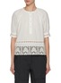 Main View - Click To Enlarge - ULLA JOHNSON - Faye Puff Sleeve Cotton Blouse