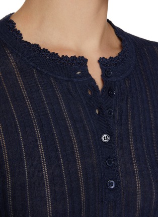  - ULLA JOHNSON - Delia Henley Knit Top