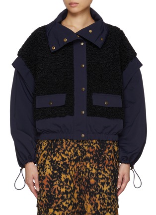 Main View - Click To Enlarge - ULLA JOHNSON - Aidan Teddy Fleece Jacket