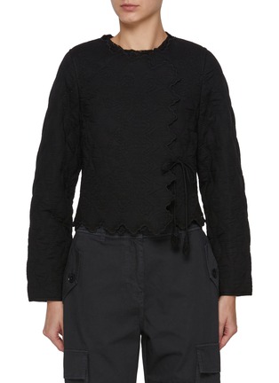 Main View - Click To Enlarge - ULLA JOHNSON - Zofia Quilted Cotton Jacket