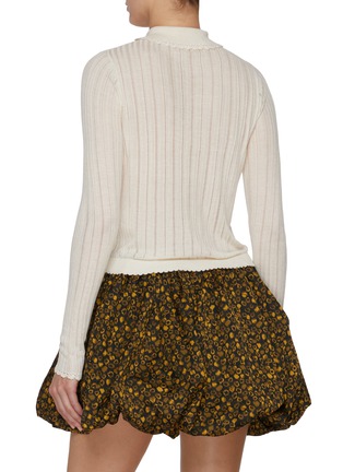 Back View - Click To Enlarge - ULLA JOHNSON - Lottie Knit Cardigan