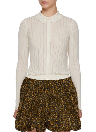 Main View - Click To Enlarge - ULLA JOHNSON - Lottie Knit Cardigan