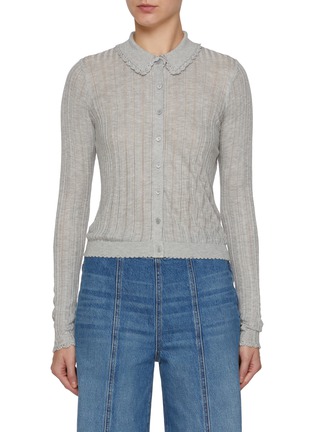 Main View - Click To Enlarge - ULLA JOHNSON - Lottie Knit Cardigan