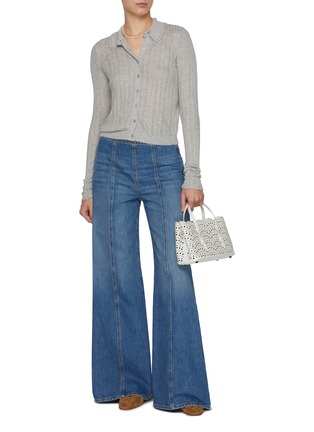 Figure View - Click To Enlarge - ULLA JOHNSON - Lottie Knit Cardigan
