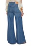Back View - Click To Enlarge - ULLA JOHNSON - The Bianca Wide Leg Medium Wash Jeans