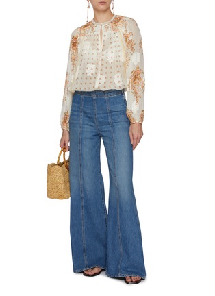 Figure View - Click To Enlarge - ULLA JOHNSON - Aster Long Sleeve Blouse