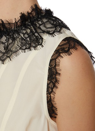  - ULLA JOHNSON - Bette Cape Sleeve Silk Top