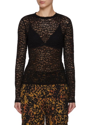 Main View - Click To Enlarge - ULLA JOHNSON - Anise Long Sleeve Top