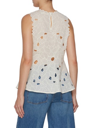 Back View - Click To Enlarge - ULLA JOHNSON - Ali Sleeveless Cotton Top