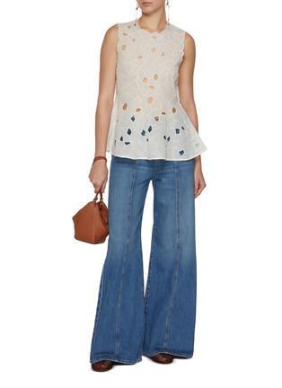 Figure View - Click To Enlarge - ULLA JOHNSON - Ali Sleeveless Cotton Top