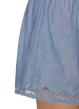  - ULLA JOHNSON - Elowen Tie Waist Cotton Shorts
