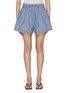 Main View - Click To Enlarge - ULLA JOHNSON - Elowen Tie Waist Cotton Shorts