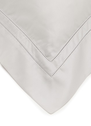 Detail View - Click To Enlarge - FRETTE - Luxury Herringbone King Size Bed Spreed — Savage Beige