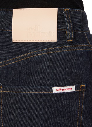  - SELF-PORTRAIT - Indigo Barrel Leg Jeans