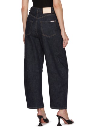 Back View - Click To Enlarge - SELF-PORTRAIT - Indigo Barrel Leg Jeans