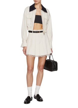 Figure View - Click To Enlarge - SELF-PORTRAIT - Contrast Collar Jacket