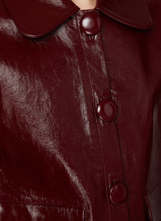  - SELF-PORTRAIT - Club Collar Leather Jacket