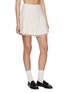 Detail View - Click To Enlarge - SELF-PORTRAIT - Lace Trim Pleated Mini Skirt