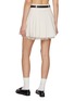 Back View - Click To Enlarge - SELF-PORTRAIT - Lace Trim Pleated Mini Skirt