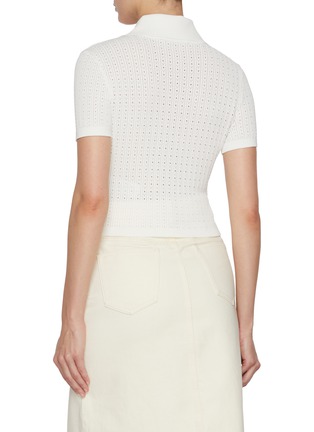 Back View - Click To Enlarge - SELF-PORTRAIT - Pointelle Knit Top