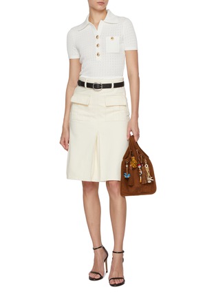 Figure View - Click To Enlarge - SELF-PORTRAIT - Pointelle Knit Top