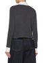 Back View - Click To Enlarge - SELF-PORTRAIT - Contrast Collar Wool Blend Knit Cardigan