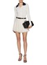 Figure View - Click To Enlarge - SELF-PORTRAIT - Contrast Collar Slim Wool Cardigan