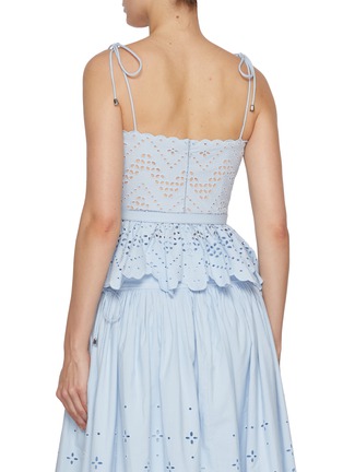 Back View - Click To Enlarge - SELF-PORTRAIT - Broderie Cotton Top