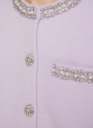  - SELF-PORTRAIT - Crystal Trim Knit Cardigan
