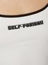  - SELF-PORTRAIT - Contrast Trim Jersey Strap Top