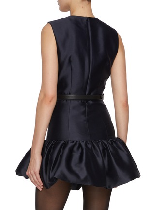 Back View - Click To Enlarge - SELF-PORTRAIT - Flounced Taffeta Mini Dress