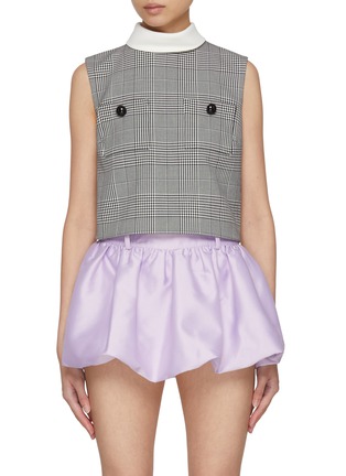 Main View - Click To Enlarge - SELF-PORTRAIT - Prince of Wales Chequered Top