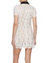 Back View - Click To Enlarge - SELF-PORTRAIT - Contrast Lace Mini Skirt