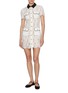 Figure View - Click To Enlarge - SELF-PORTRAIT - Contrast Lace Mini Skirt