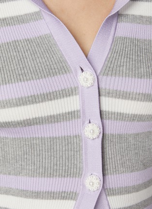  - SELF-PORTRAIT - Stripe Knit Top